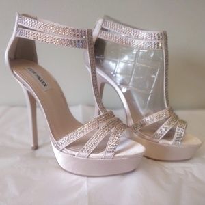 STEVE MADDEN Rhinestone Stiletto Heels